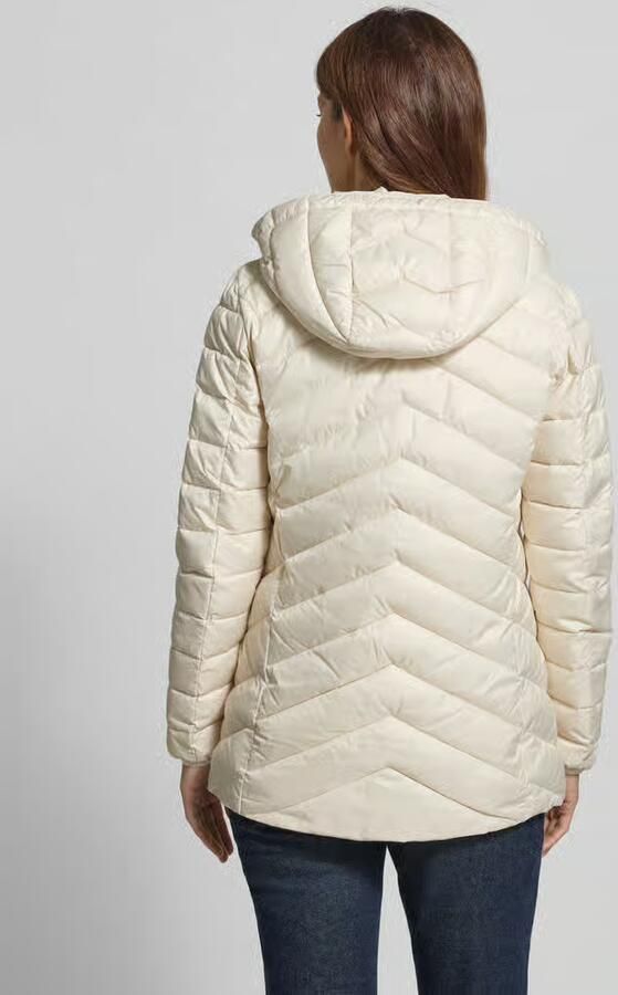 S.Oliver RED LABEL Shaped fit gewatteerd jack met labelprint - Foto 4