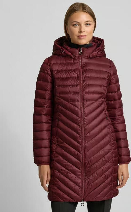 S.Oliver RED LABEL Shaped fit gewatteerde lange jas met capuchon - Foto 2