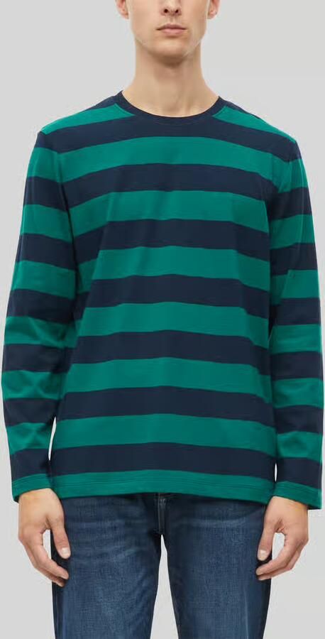 S.Oliver RED LABEL Shirt met lange mouwen met afgeronde zoom - Foto 6