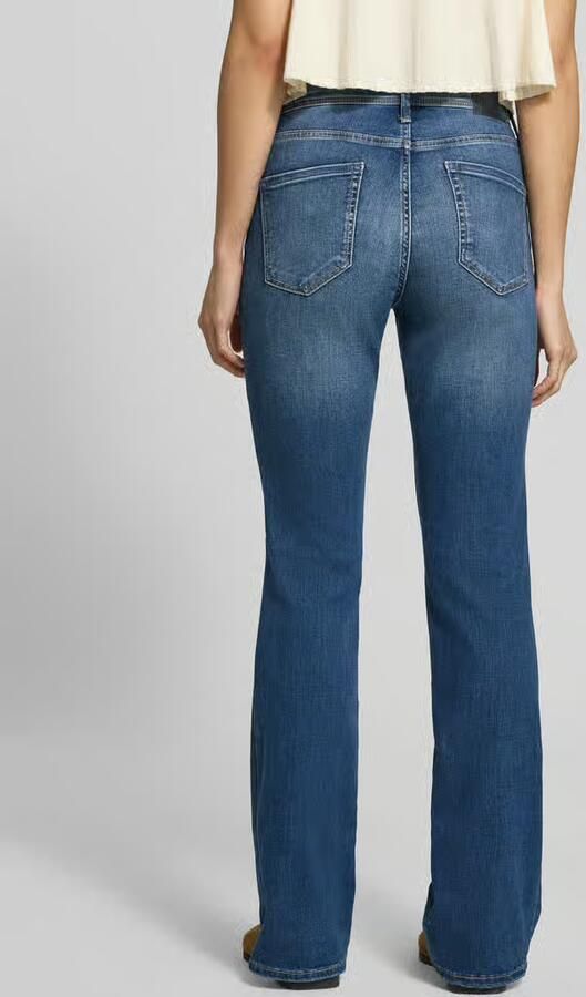 S.Oliver Bootcut jeans Beverly in stretchkwaliteit met studs op de zakken - Foto 5