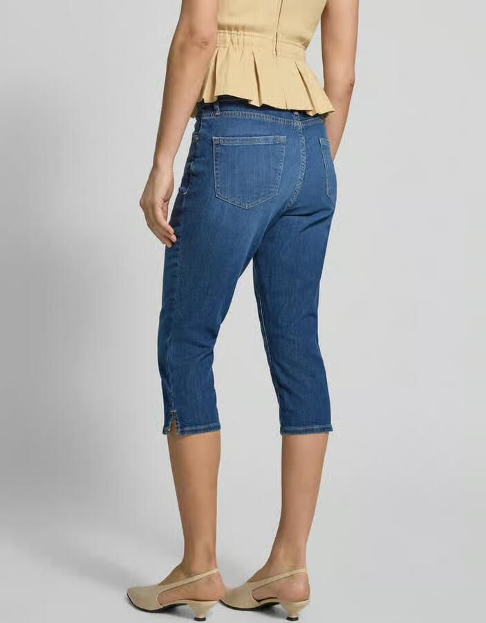 S.Oliver RED LABEL Slim fit caprijeans van katoenmix model 'BETSY' - Foto 2