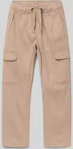 S.Oliver RED LABEL Slim fit cargobroek van gevoerde katoenmix - Foto 1