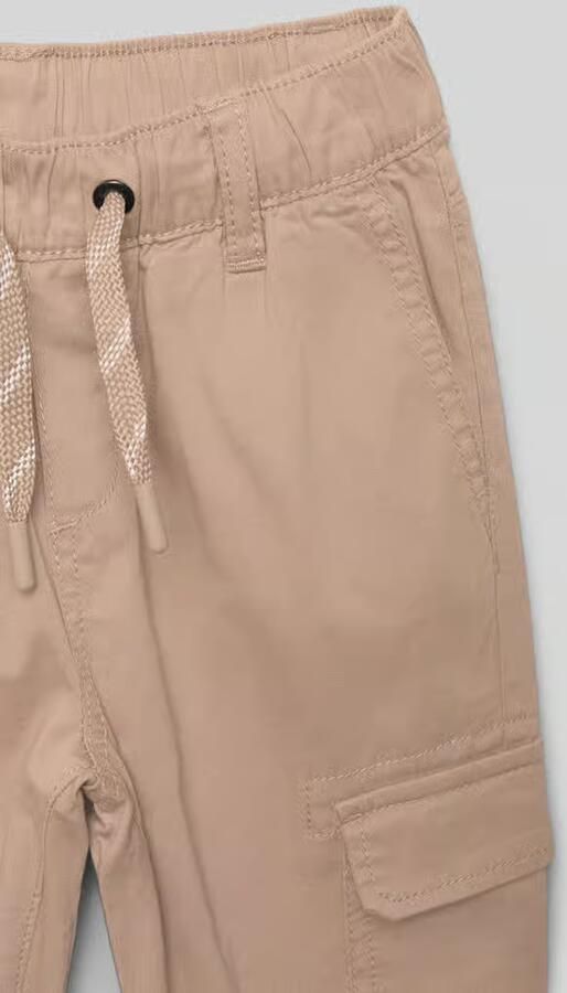 S.Oliver RED LABEL Slim fit cargobroek van gevoerde katoenmix - Foto 2