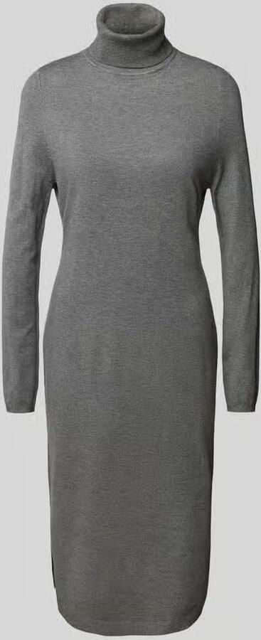 S.Oliver RED LABEL Slim fit gebreide jurk met col van viscosemix