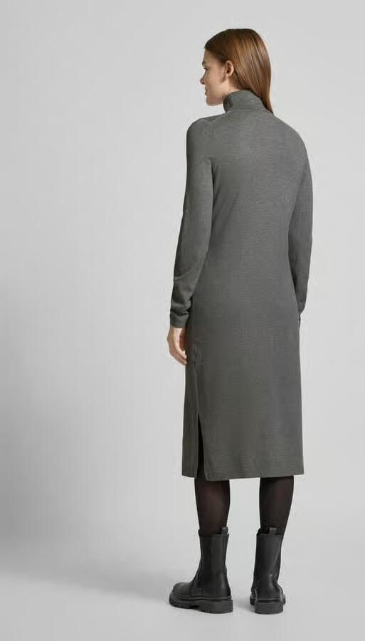 S.Oliver RED LABEL Slim fit gebreide jurk met col van viscosemix - Foto 2