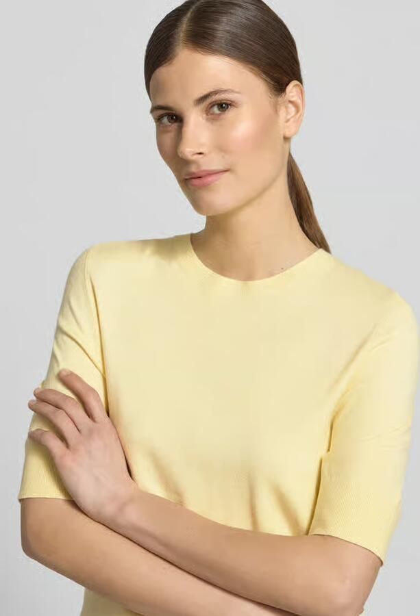 S.Oliver RED LABEL Slim fit gebreide pullover van Viscosemix