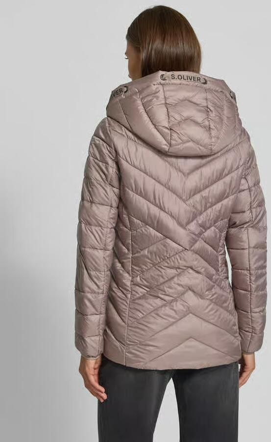 S.Oliver RED LABEL Slim fit gewatteerd jack met tweewegritssluiting - Foto 5