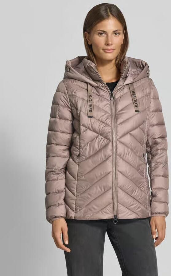 S.Oliver RED LABEL Slim fit gewatteerd jack met tweewegritssluiting - Foto 4