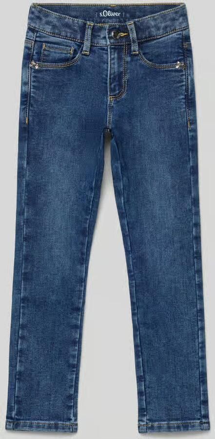 S.Oliver RED LABEL Slim fit jeans van katoenmix model 'KATHY'