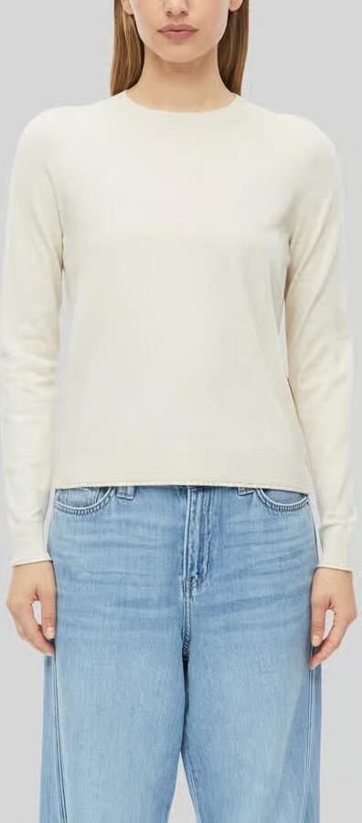 S.Oliver RED LABEL Slim fit pullover van viscosemix - Foto 3