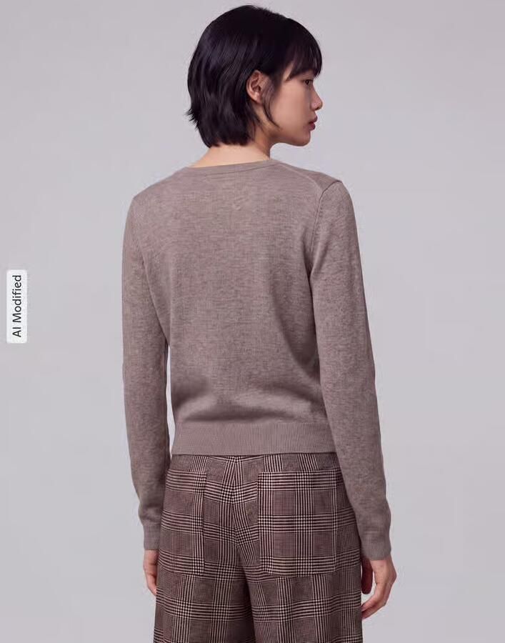 S.Oliver RED LABEL Slim fit pullover van viscosemix - Foto 2