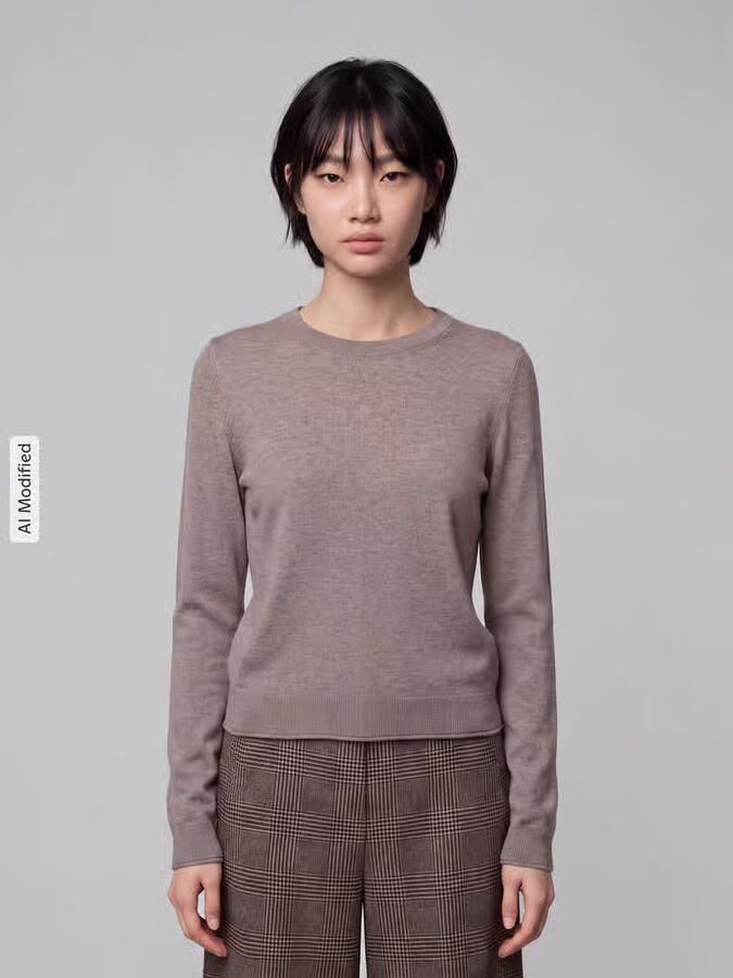 S.Oliver RED LABEL Slim fit pullover van viscosemix - Foto 3