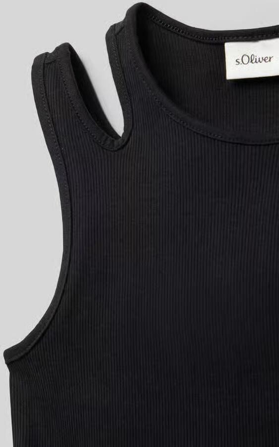 S.Oliver RED LABEL slim fit ribjurk van katoenmix - Foto 4