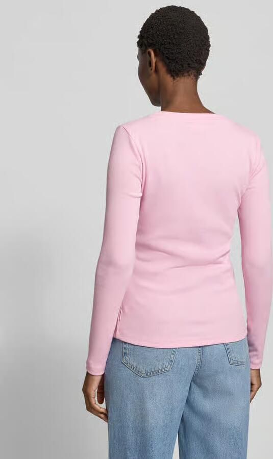 S.Oliver RED LABEL Slim fit shirt met lange mouwen met sierknoopsluiting - Foto 3