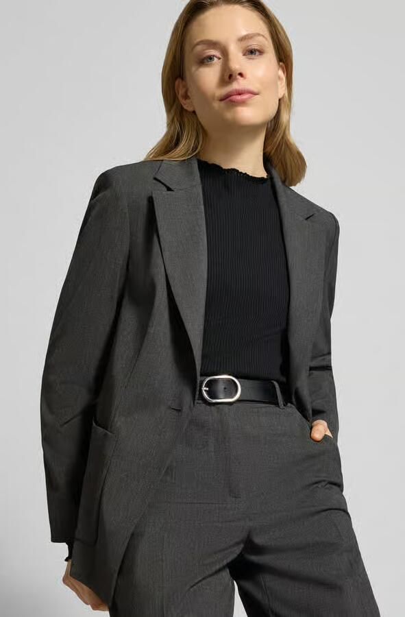 S.Oliver RED LABEL Slim fit shirt met lange mouwen met viscose