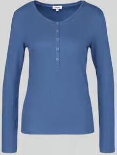 S.Oliver RED LABEL Slim fit shirt met lange mouwen van mix van katoen en lyocell