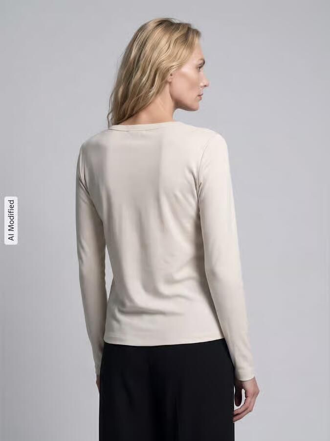 S.Oliver RED LABEL Slim fit shirt met lange mouwen van puur katoen - Foto 2