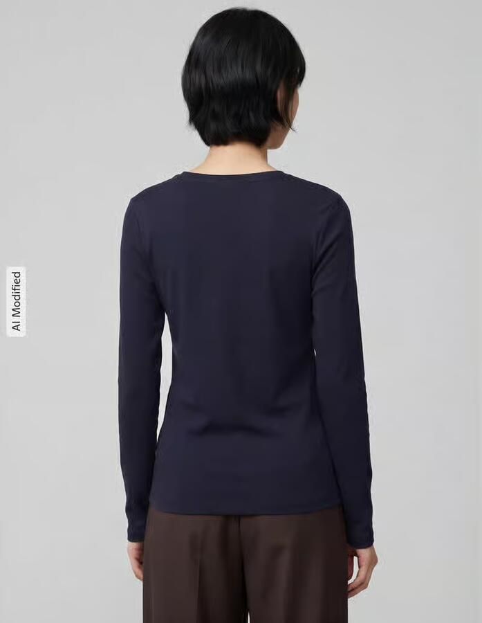 S.Oliver RED LABEL Slim fit shirt met lange mouwen van puur katoen - Foto 3