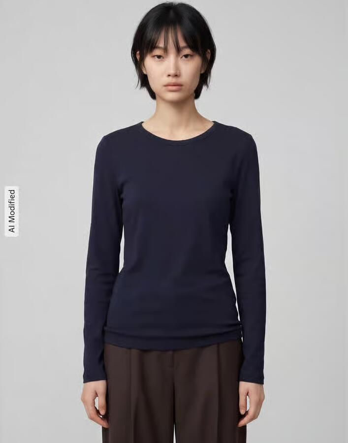 S.Oliver RED LABEL Slim fit shirt met lange mouwen van puur katoen - Foto 2