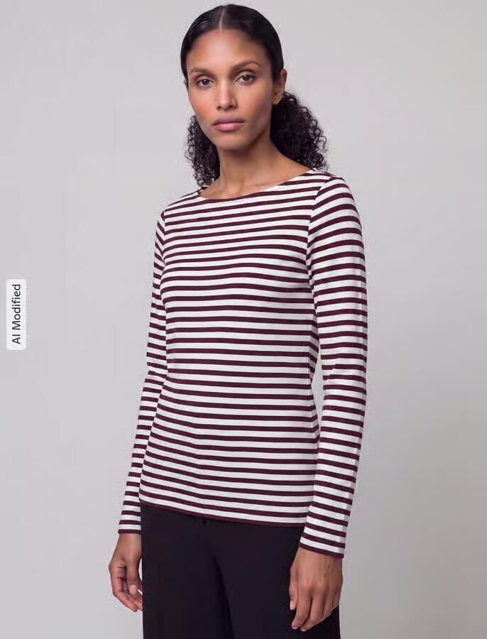 S.Oliver RED LABEL slim fit shirt met lange mouwen van puur katoen - Foto 4