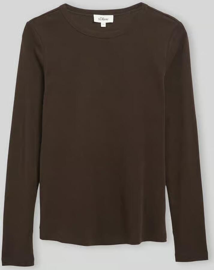 S.Oliver RED LABEL Slim fit shirt met lange mouwen van puur katoen - Foto 4