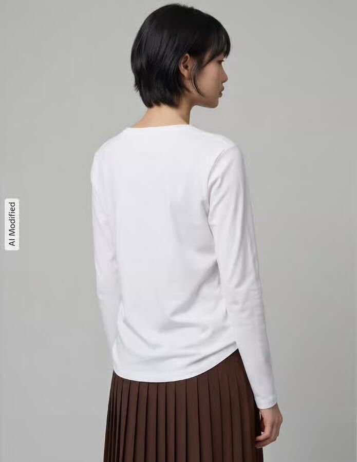 S.Oliver RED LABEL Slim fit shirt met lange mouwen van puur katoen - Foto 4