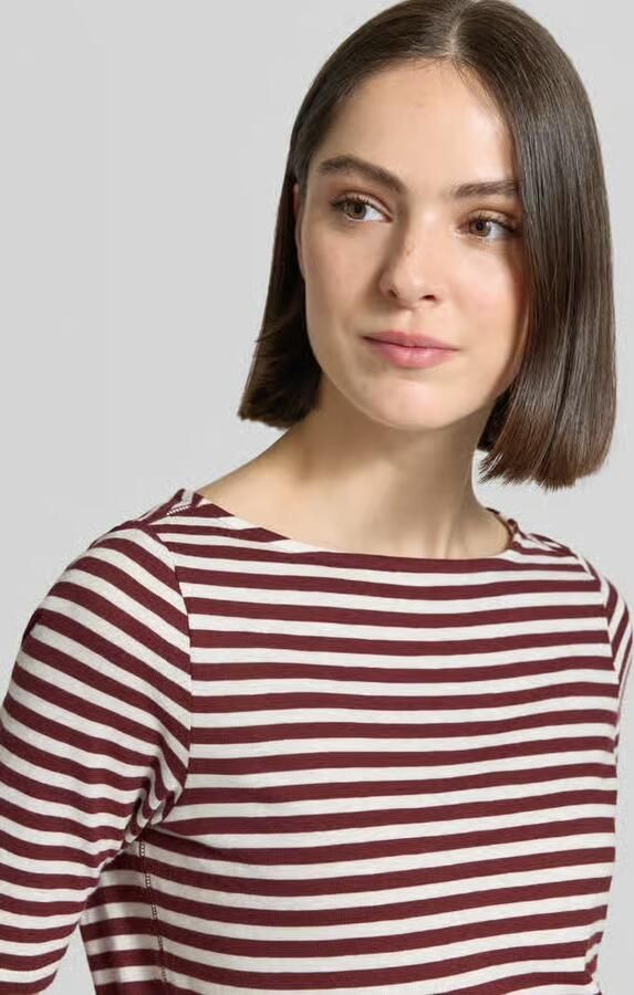 S.Oliver RED LABEL slim fit T-shirt van puur katoen - Foto 4