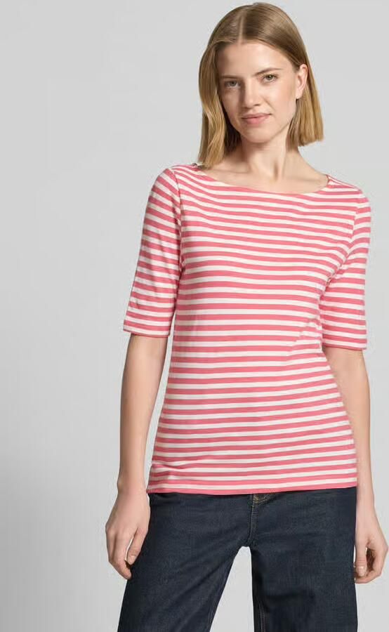 S.Oliver RED LABEL slim fit T-shirt van puur katoen - Foto 5