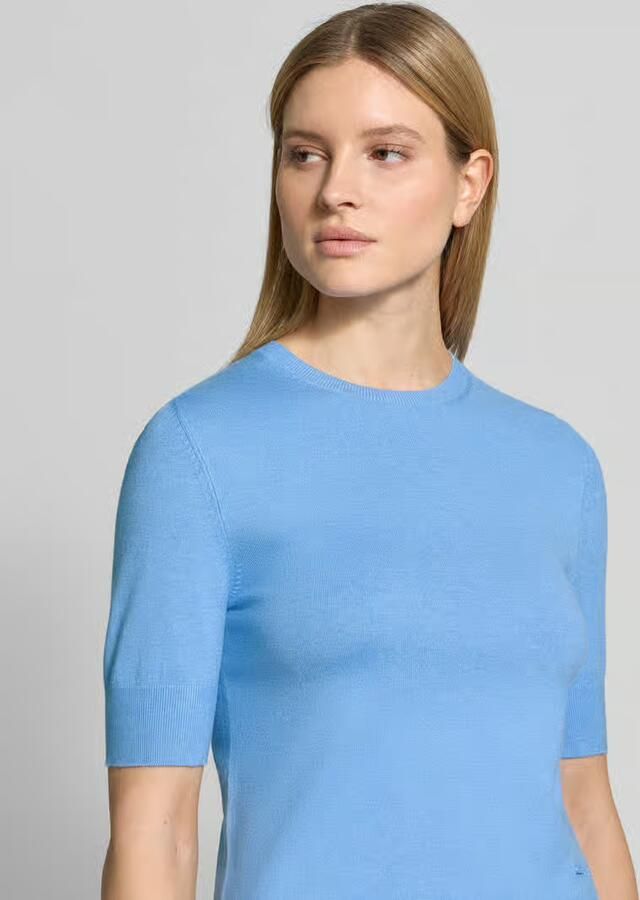 S.Oliver RED LABEL Slim fit T-shirt van viscosemix - Foto 4