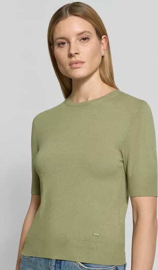 S.Oliver RED LABEL Slim fit T-shirt van viscosemix