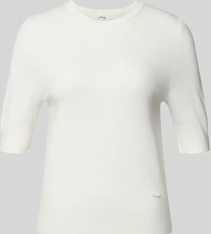 S.Oliver RED LABEL Slim fit T-shirt van viscosemix - Foto 5