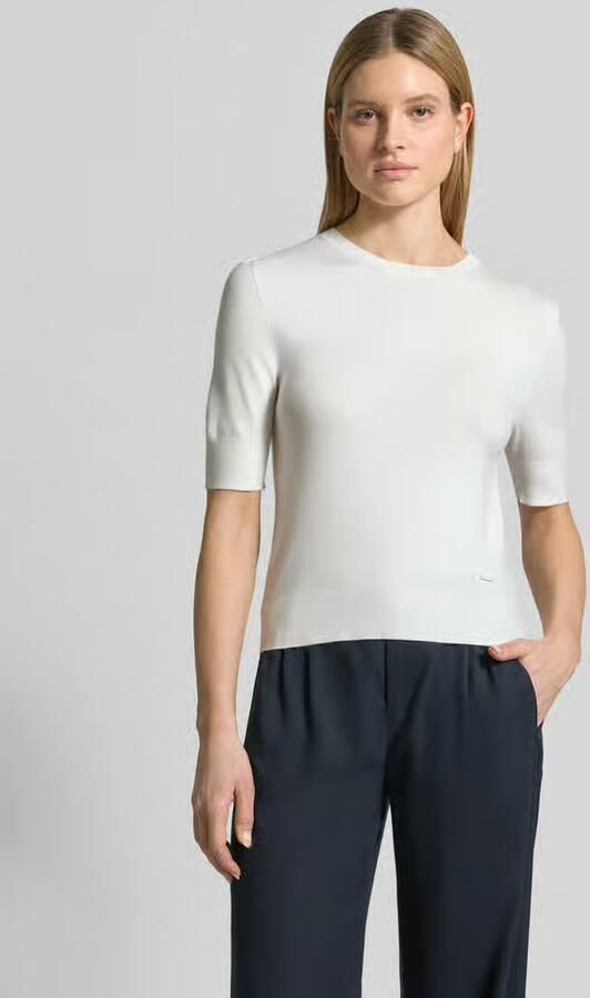 S.Oliver RED LABEL Slim fit T-shirt van viscosemix - Foto 5