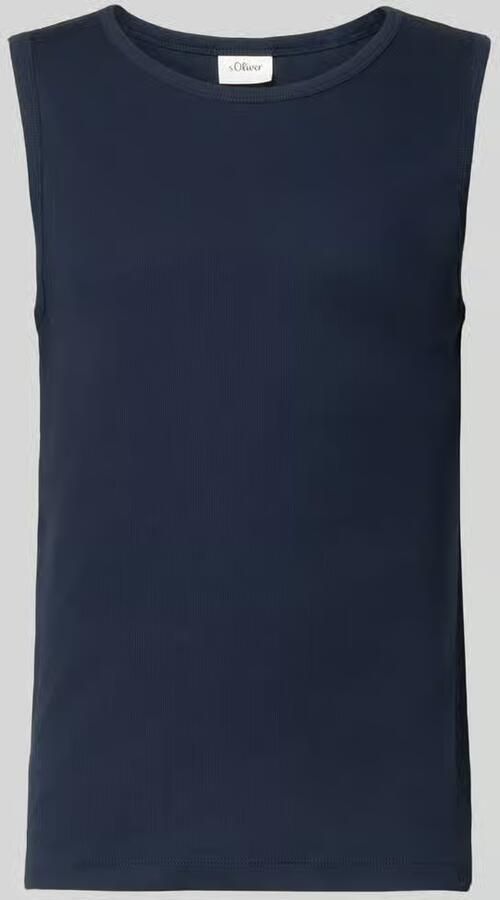 S.Oliver RED LABEL slim fit tank top van katoenmix - Foto 2