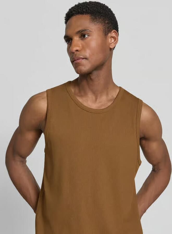 S.Oliver RED LABEL slim fit tank top van katoenmix