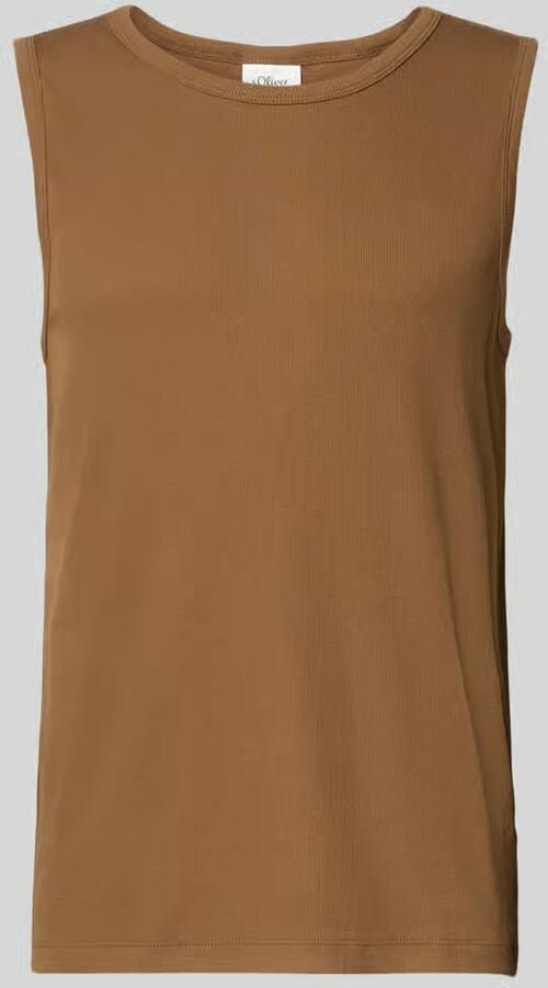 S.Oliver RED LABEL slim fit tank top van katoenmix - Foto 2