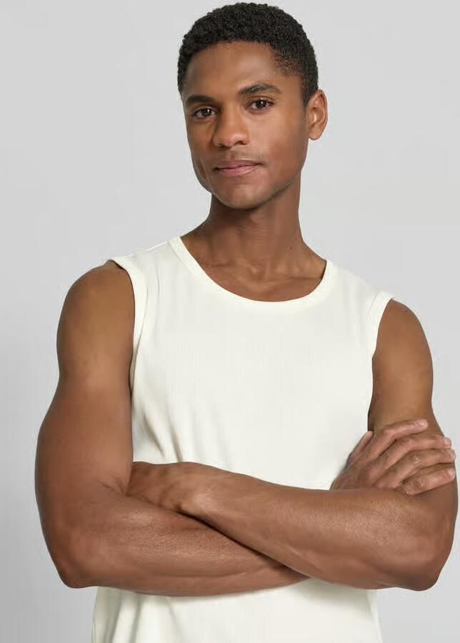 S.Oliver RED LABEL slim fit tank top van katoenmix
