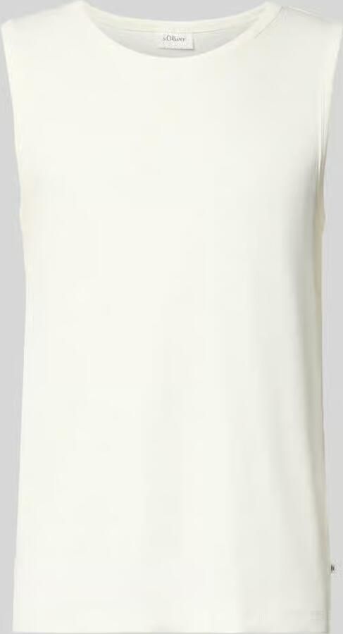 S.Oliver RED LABEL slim fit tank top van katoenmix - Foto 2