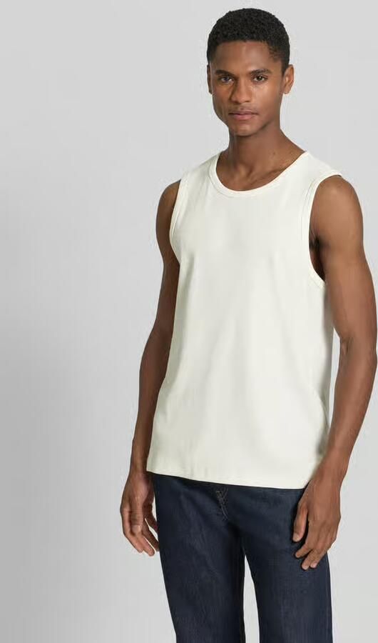 S.Oliver RED LABEL slim fit tank top van katoenmix - Foto 3