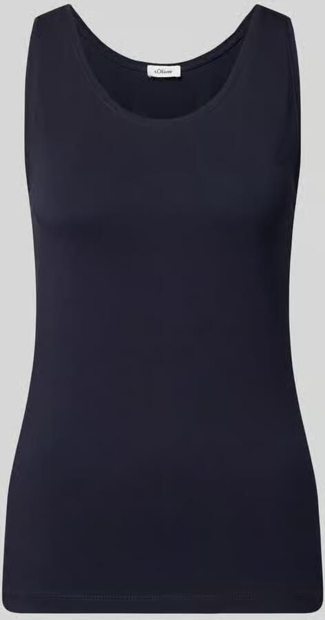 S.Oliver RED LABEL Slim Fit Tanktop van katoenmix