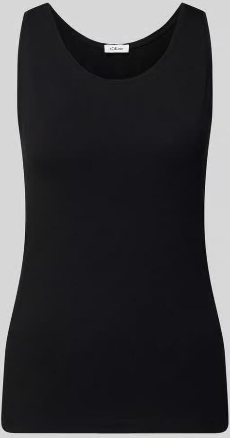 S.Oliver RED LABEL Slim Fit Tanktop van katoenmix