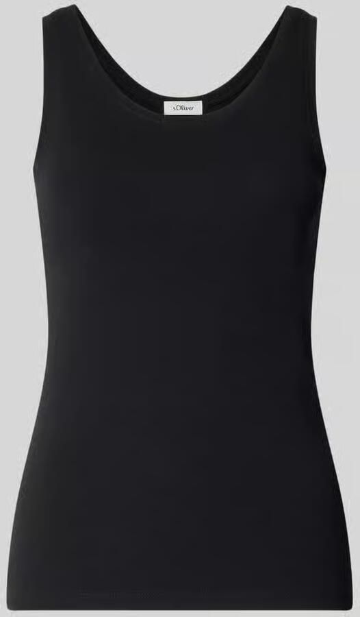 S.Oliver RED LABEL Slim fit tanktop van katoenmix