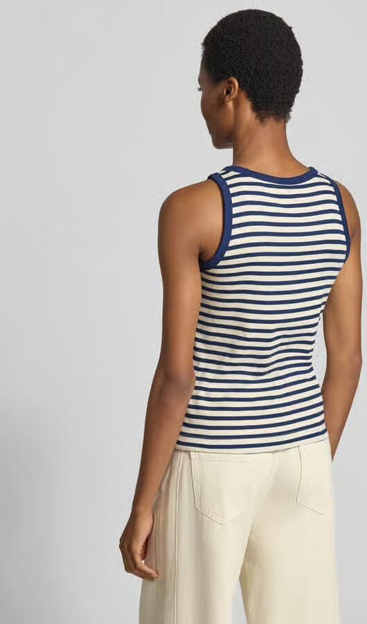 S.Oliver RED LABEL Slim fit tanktop van katoenmix