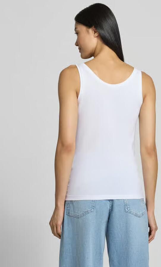 S.Oliver RED LABEL Slim fit tanktop van katoenmix - Foto 2