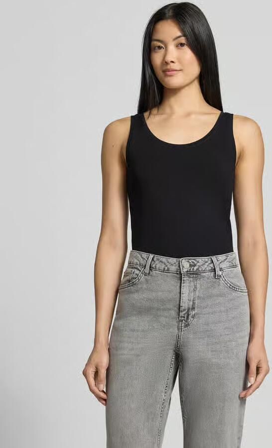 S.Oliver RED LABEL Slim fit tanktop van katoenmix - Foto 2