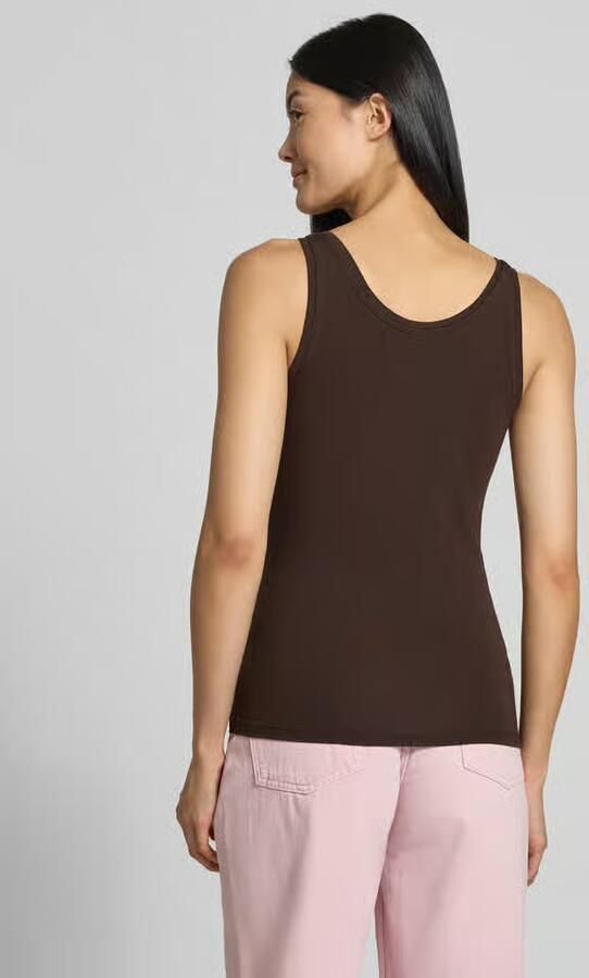 S.Oliver RED LABEL Slim fit tanktop van katoenmix - Foto 3