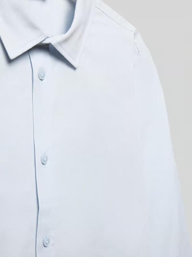 S.Oliver RED LABEL Slim fit vrijetijdsoverhemd van katoenmix