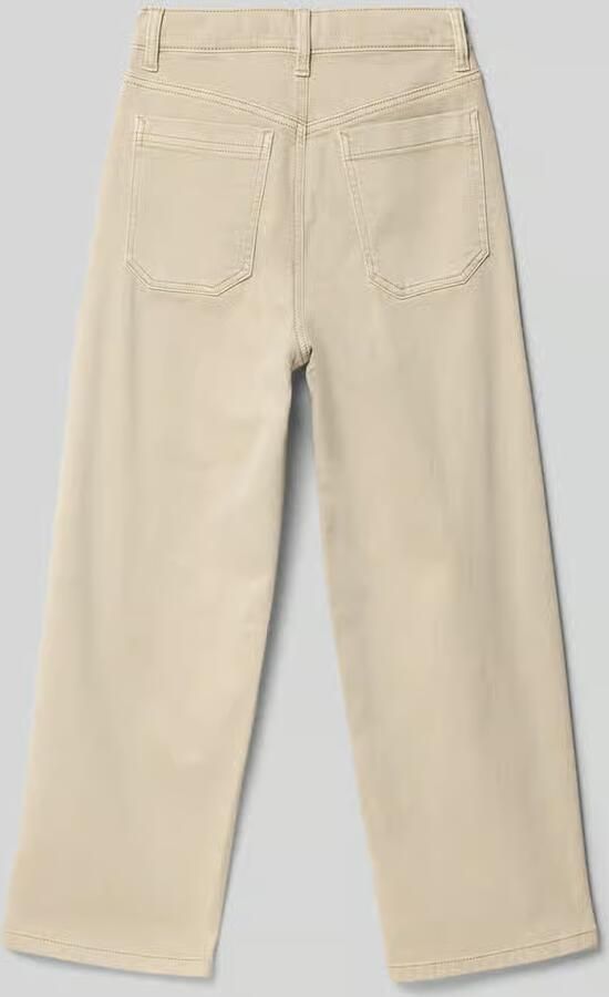 S.Oliver RED LABEL Slim fit wijdte broek van Katoenmix Model 'BAGGY' - Foto 4