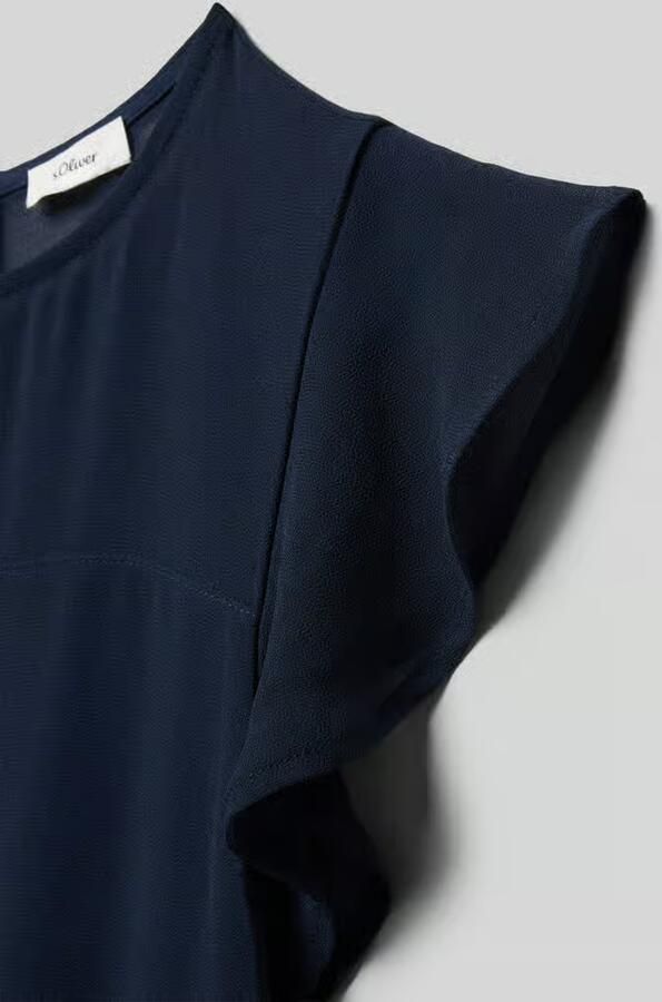 S.Oliver RED LABEL Soepele chiffon jurk met plissérok - Foto 2