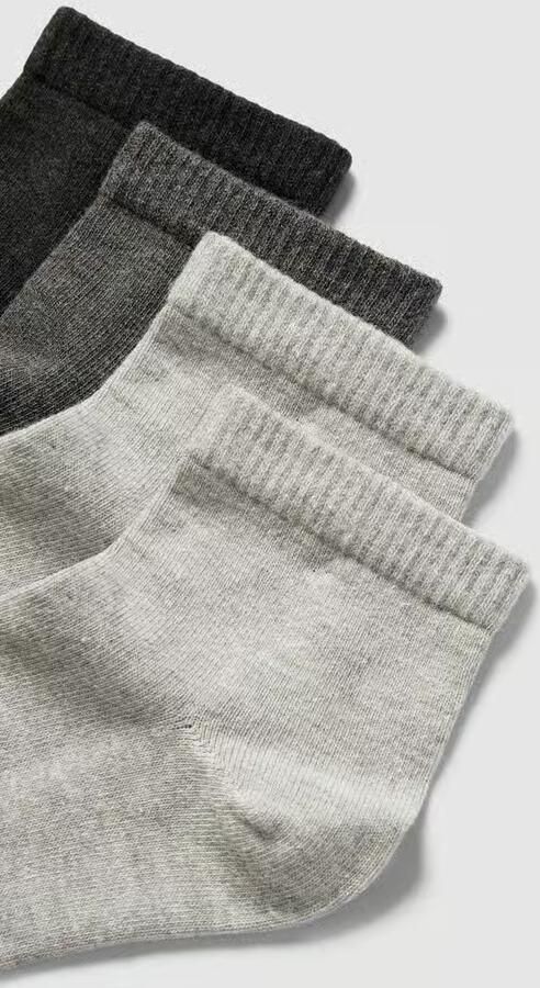 S.Oliver RED LABEL Sokken met labeldetail in een set van 4 paar model 'Quarter'