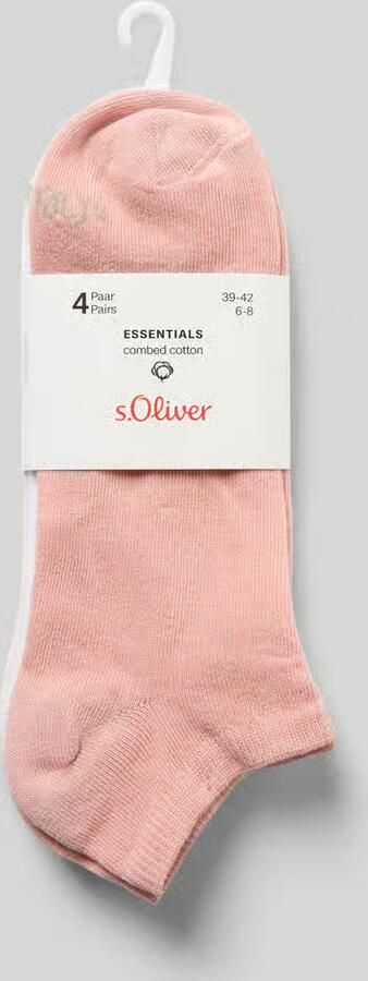 S.Oliver RED LABEL Sokken van katoenmix in set van 4 - Foto 2